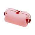 thumbnail image 4 of Silicone Lunch Box Make Up Pouch Microondas Bolsa de tocador Contenedor de almacenamiento de alimentos plegable Caja de bento para viajar RV Oficina Rosa, 4 of 8