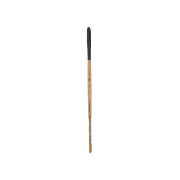 Princeton Brush Catalyst Polytip Short Handle Bristle Brush, Filbert, 2