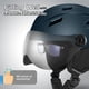 thumbnail image 2 of Casco de esquí Odoland con visera 2 en 1, color azul medianoche, 2 of 6
