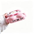 thumbnail image 7 of 3D Stereo Sitting Kitten Cat Silicone Phone Case for iPhone 12 Pro Max , Cute Cartoon Bow Flower Shockproof Soft Protective Cover, Kawaii Girly Anti-Drop Phone Shell for Girls Women, 7 of 7
