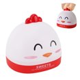 thumbnail image 1 of Cartoon Tissue Box Cover, Cute Chicken Desktop Facial Paper Holder for Bathroom Kitchen, 6.5x5.7", 1 of 8