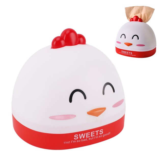 Cartoon Tissue Box Cover, Cute Chicken Desktop Facial Paper Holder for Bathroom Kitchen, 6.5x5.7"