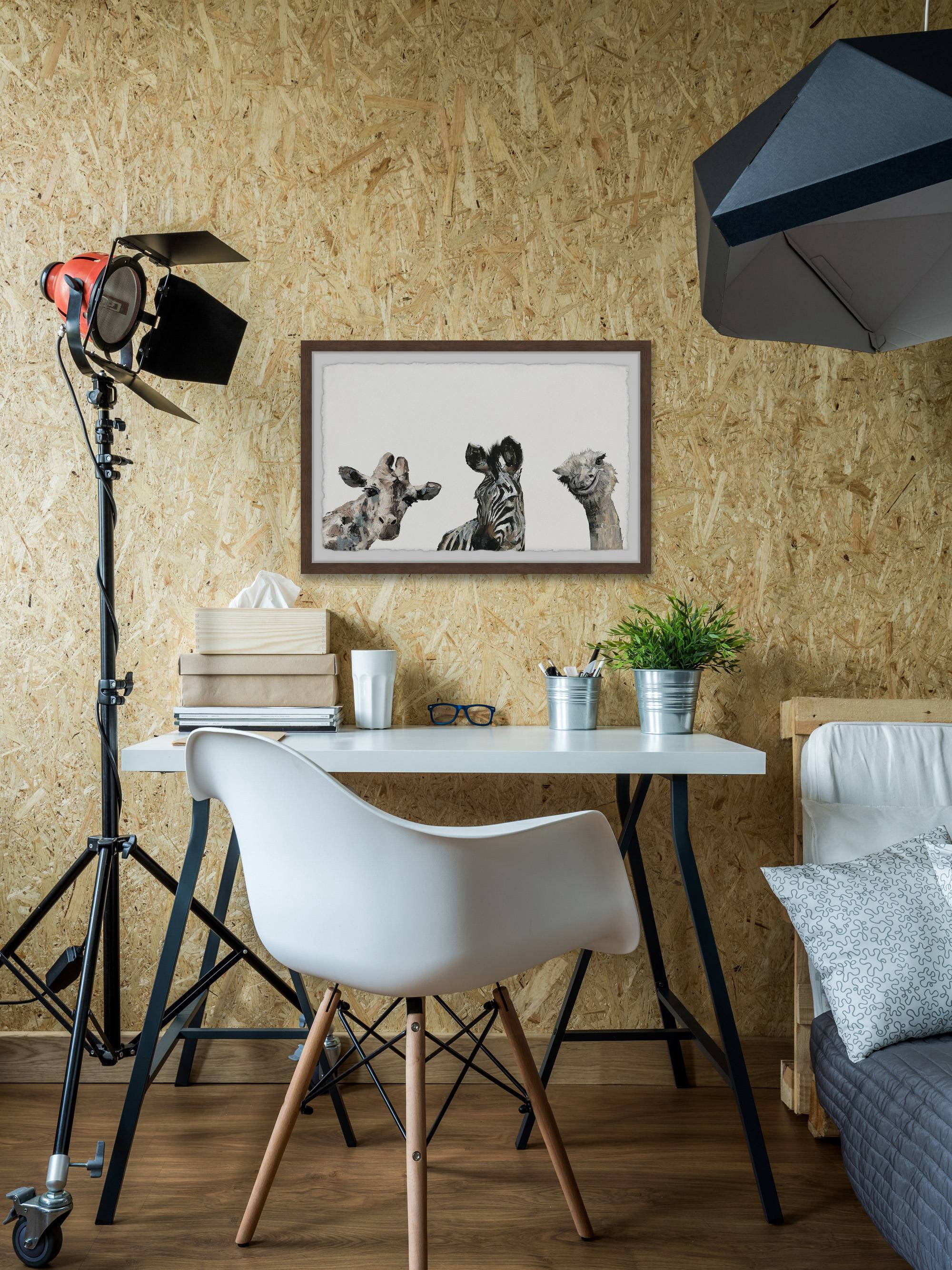 Marmont Hill What A Trio Framed Wall Art, 36.00" x 1.50"