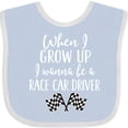 thumbnail image 3 of Inktastic Future Race Car Driver Childs Boys Baby Bib, 3 of 4