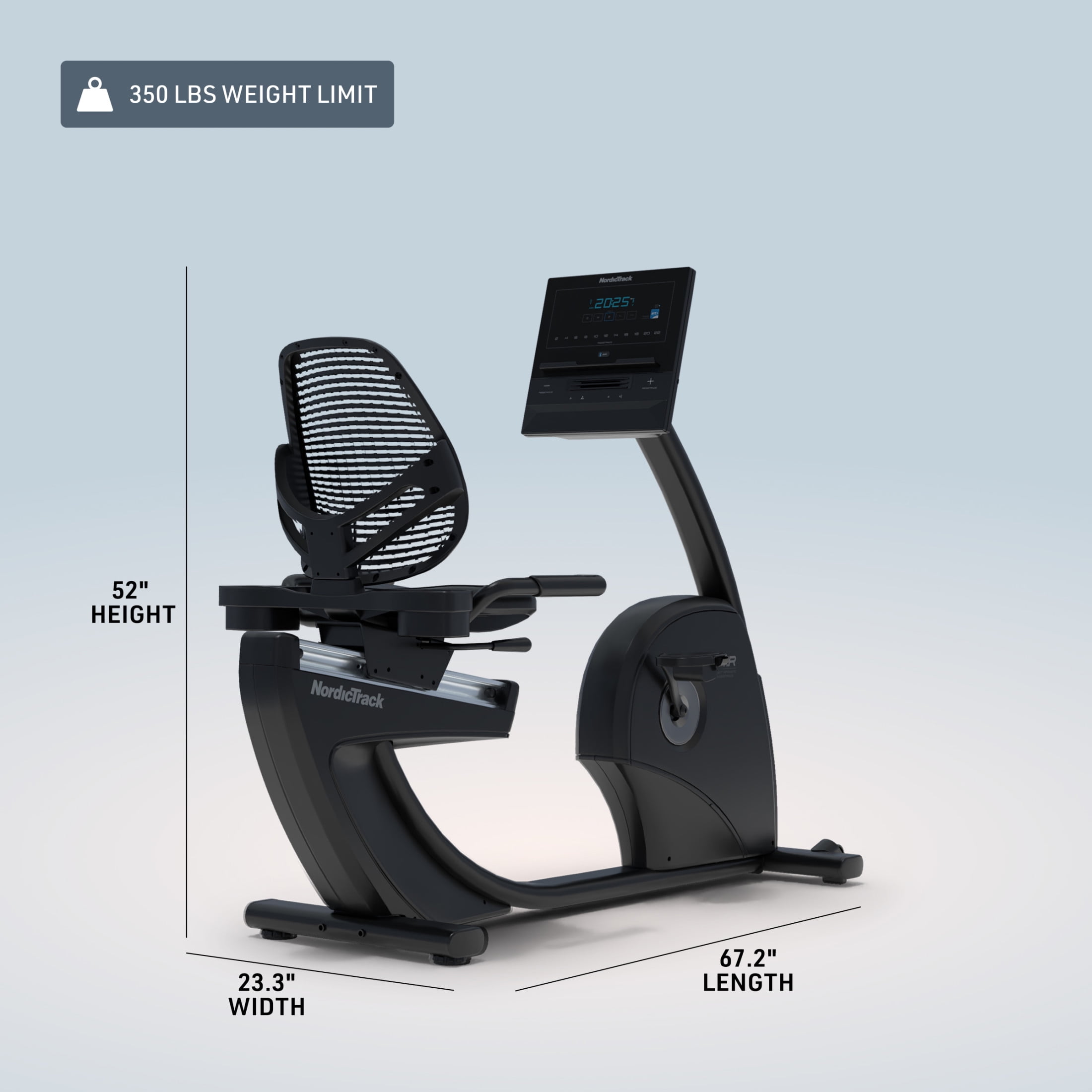 NordicTrack G LE Recumbent Smart Exercise Bike with 26 Resistance Levels, Silent Magnetic Resistance™, AutoBreeze™ Fan, SmartAdjust™ & Powered by iFIT