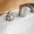thumbnail image 6 of BWE Widespread Bathroom Faucet Brushed Nickel 2-Handle 3 Holes 8 inch Waterfall Bathroom Faucet with Pop Up Drain Assembly with Overflow Lavatory Basin Vanity Sink Mixer Tap Supper Line Lead-Free, 6 of 8