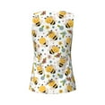 thumbnail image 5 of Sigee Bee and Flowers for Women's Workout Tank Top,Running Tank Tops,Sleeveless Gym ClothesX-Large, 5 of 8