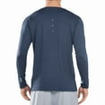 thumbnail image 3 of NORTHYARD Men's Fishing Shirts Long Sleeve Sun Protection UPF 50+ Rash Guard UV SPF Swim Beach Hiking Coolgrey M, 3 of 7
