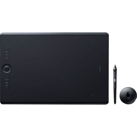 Wacom PTH660 Intuos Pro Digital Graphic Drawing Tablet for Mac or PC, Medium, Black - (Open Box)