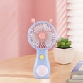 thumbnail image 4 of PONPRNGY Mini Personal Fan Handheld, Small Portable Handheld Fan, Battery Operated, USB Rechargeable Face Makeup Lashes Desk Fan, for Women, Men, Indoor, 4 of 6