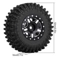 thumbnail image 3 of Neumáticos De Coche Rc 4 piezas de repuesto para llantas de rueda Beadlock para 1/24 RC Car Axial Deadbolt Sywqhk libre de BPA, 3 of 9