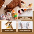 thumbnail image 3 of Juguete para Perros Nocciola Duradero con Sonido, Peluche de Animales de Granja, 3 of 7