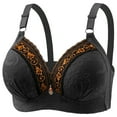 thumbnail image 2 of pimelu Bras for Women Push Up Bra for Women Underwire Compression T-Shirt Bras Elder Elegant Lace Trim Full Coverage Large Size Comfy Bra Wireless Bra, 2 of 5