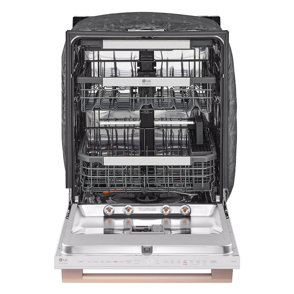 LG Studio SDWB24W3 40 dBA Essence White Top Control Built-In Smart Dishwasher
