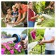 thumbnail image 5 of Inteprter Rociador de boquilla de manguera de agua de 10 patrones, rociador de boquilla de manguera de jardín de Control de pulgar de alta presión para Jardín y Patio Inteprter HA017065-00, 5 of 6