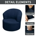 Christmas Hot Sale Stretch Armchair Slipcovers Round Club Chair Couch
