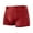 Red, variant on Pitauce Men's Traceless Modal Underwear Ice Silk Boxer Briefs Ultra-Thin Soft Breathable Panties Seamless Underpants