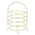 thumbnail image 1 of Decorative Dessert Display Cakes Stand Rack for Birthday Festival Anniversary 5 layer Gold, 1 of 8