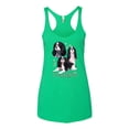 thumbnail image 2 of Wild Bobby, If It's Not a Cavalier King Charles Spaniel It's Just a Dog Gift | Womens Dog Lover Premium Tri-Blend Racerback Tank Top, Envy, X-Large, 2 of 3