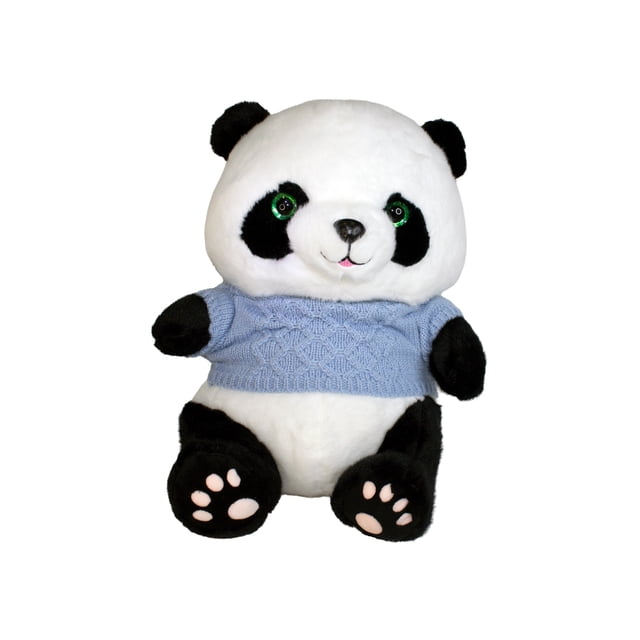 Oso Panda Oso De Peluche Con Suéter Suave Regalo Muñeco