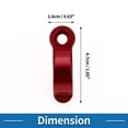 thumbnail image 3 of Unique Bargains Motorcycle Handlebar Hook Helmet Gloves Luggage Hanger CNC Motorcycle Hanging Hook Aluminum Alloy Red, 3 of 6
