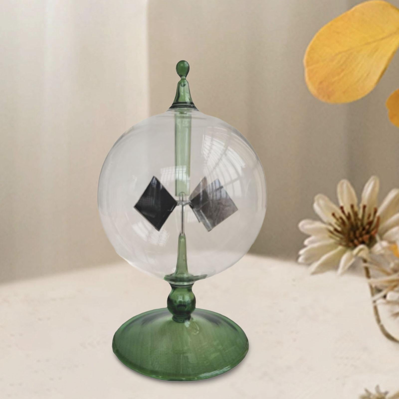 Baoblaze Solar Power Light Pressure Windmill Measurement Tool Professional Decoration Green