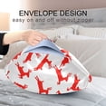 thumbnail image 5 of Ryvnso Satin Pillowcase Reindeers Christmas Pillow Cases Standard Size 30x20in, 5 of 6