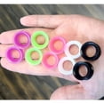 thumbnail image 4 of Barbell Tongue Ring Jeweled Flower Design, 4 of 7