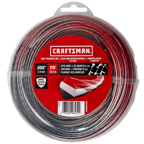 Línea para hilo de desmalezado Craftsman SBD .080" 53 m roja