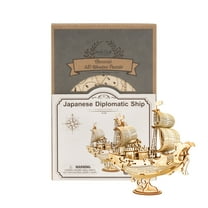 Hands Craft 3D Modern Wooden Puzzle: Japanese Diplomatic Ship