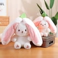 thumbnail image 5 of 18/25/35cm Bunny Plush Toy Kawaii Carrot Strawberry Turn Into Rabbit Animals Banmo, 5 of 5