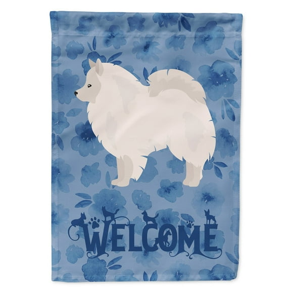 German Spitz #1 Welcome Garden Flag
