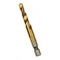 thumbnail image 4 of HILABEE Hand Tap Drill Bits M3 M5 M6 M8 M10 Metalworking Tools M6x1mm Gold, 4 of 7