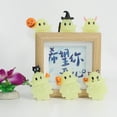 thumbnail image 6 of ToyKingdee Halloween Mini Ghosts Figures Decor, Luminous Small Little Resin Ghost Figurines to Hide Glow in The Dark Statue for Halloween Party Favors Dollhouse Decoration Tiny Toys, 6 of 9