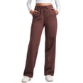thumbnail image 1 of Pantalones CRZ YOGA Joggers térmicos con forro de felpa y bolsillos, 76 cm, topo, 1 of 5