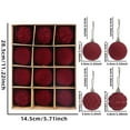 thumbnail image 3 of Pendentif en Velours Floqué 6 cm Ambiance Festive en Rouge pour Rehaussements, 3 of 6