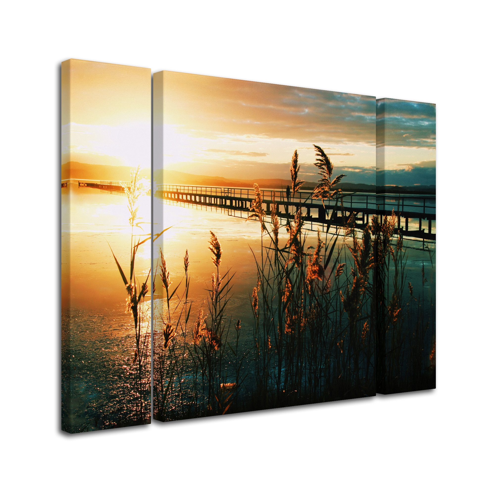 Beata Czyzowska Young 'Wish You Were Here' Multi Panel Art Set Large