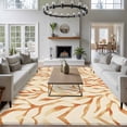 thumbnail image 3 of 6'x9' Area Rugs, Orange Beige Coral Indoor Outdoor Area Rug for Living Room Bedroom, Modern Abstract Coastal Beach Washable Bathroom Rugs Kitchen Floor Carpet Mats Home Decor Aesthetic, 3 of 8
