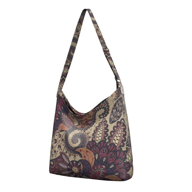 Chic Minimalist Sling Bag | Colorful Abstract Design | Versatile Large Capacity Handbag for Work & Travel