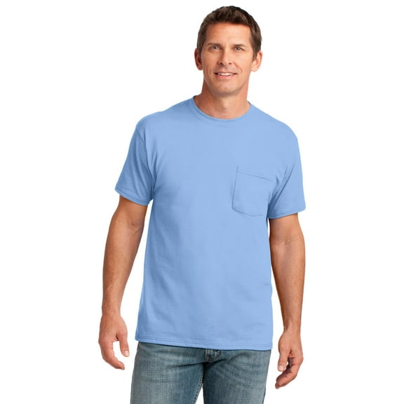 Port & Company PC54P Core Cotton Pocket Tee