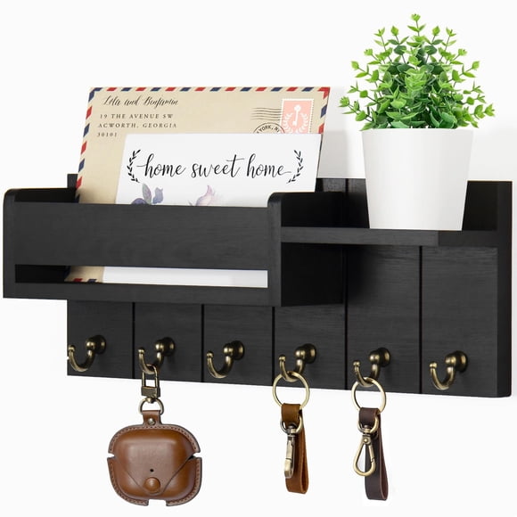 Soporte de pared para llaves decorativo RelaxScene con 6 ganchos para llaves