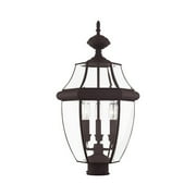 Livex Lighting Monterey 3 Light Outdoor Post Lantern