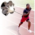 thumbnail image 1 of Entrenamiento de velocidad de carrera, 56 pulgadas Taladros de velocidad Resistencia Paracaídas Correr Sprint Chute Fútbol Fútbol Deporte Entrenamiento de velocidad, Negro Namotu CQ523, 1 of 6