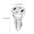 thumbnail image 7 of Car Charger Fast Charging 4 Ports PD Car Phone Charger Adapter, 7 of 7