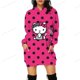 thumbnail image 3 of Sudadera con capucha de dibujos animados de HELLO KITTY para mujer, sudadera con capucha ajustada con gráficos de HELLO KITTY kawaii, camisetas unisex divertidas, sudaderas de anime para mujer, 3 of 5