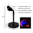 thumbnail image 2 of Kmbangi Projection Sunset Light with 90 Rotatable Rainbow Bedroom Lamp, 2 of 7