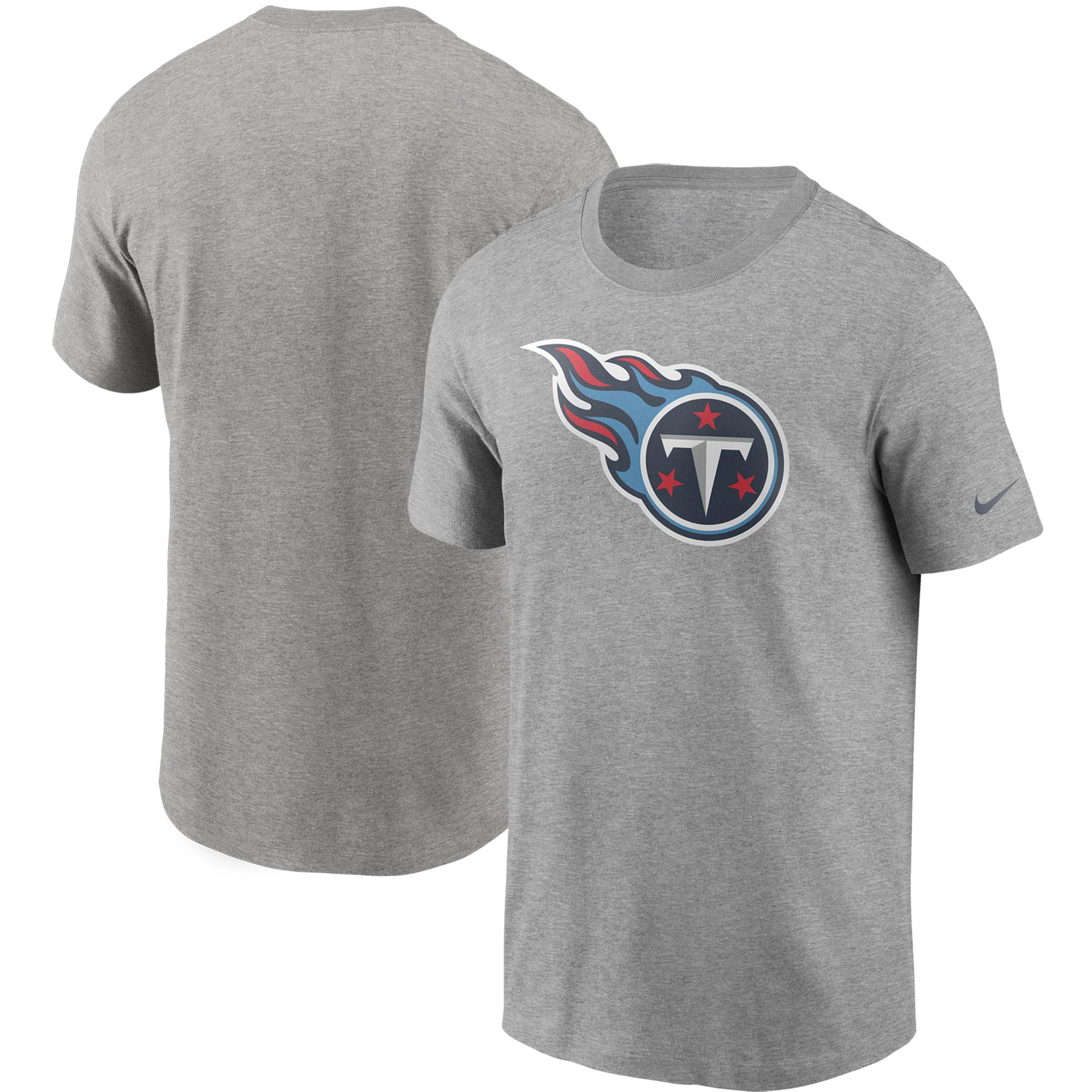 Tennessee Titans Nike Primary Logo T-Shirt - Heathered Gray - Walmart ...