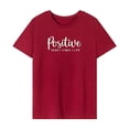 thumbnail image 1 of Camiseta para mujer de verano suave básica para viajes, caminar, compras, senderismo, trabajo XL, 1 of 7