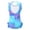 Blue, variant on YUUMIN Mermaid One Piece Swimsuits for Girls Sleeveless Bikini Bathing Suit Beachwear Pink 9-10
