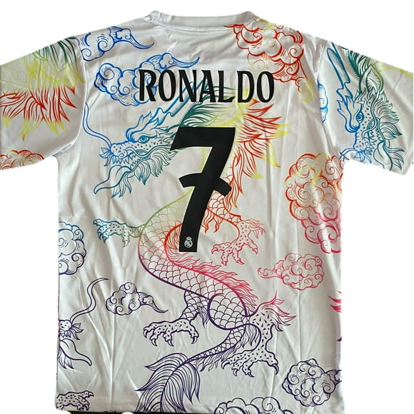 Increible! Jersey Playera Cristiano 7 RM Edicion Especial Dragon Colors  Talla  L